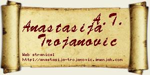 Anastasija Trojanović vizit kartica